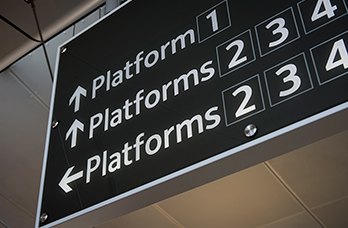 Platform signs